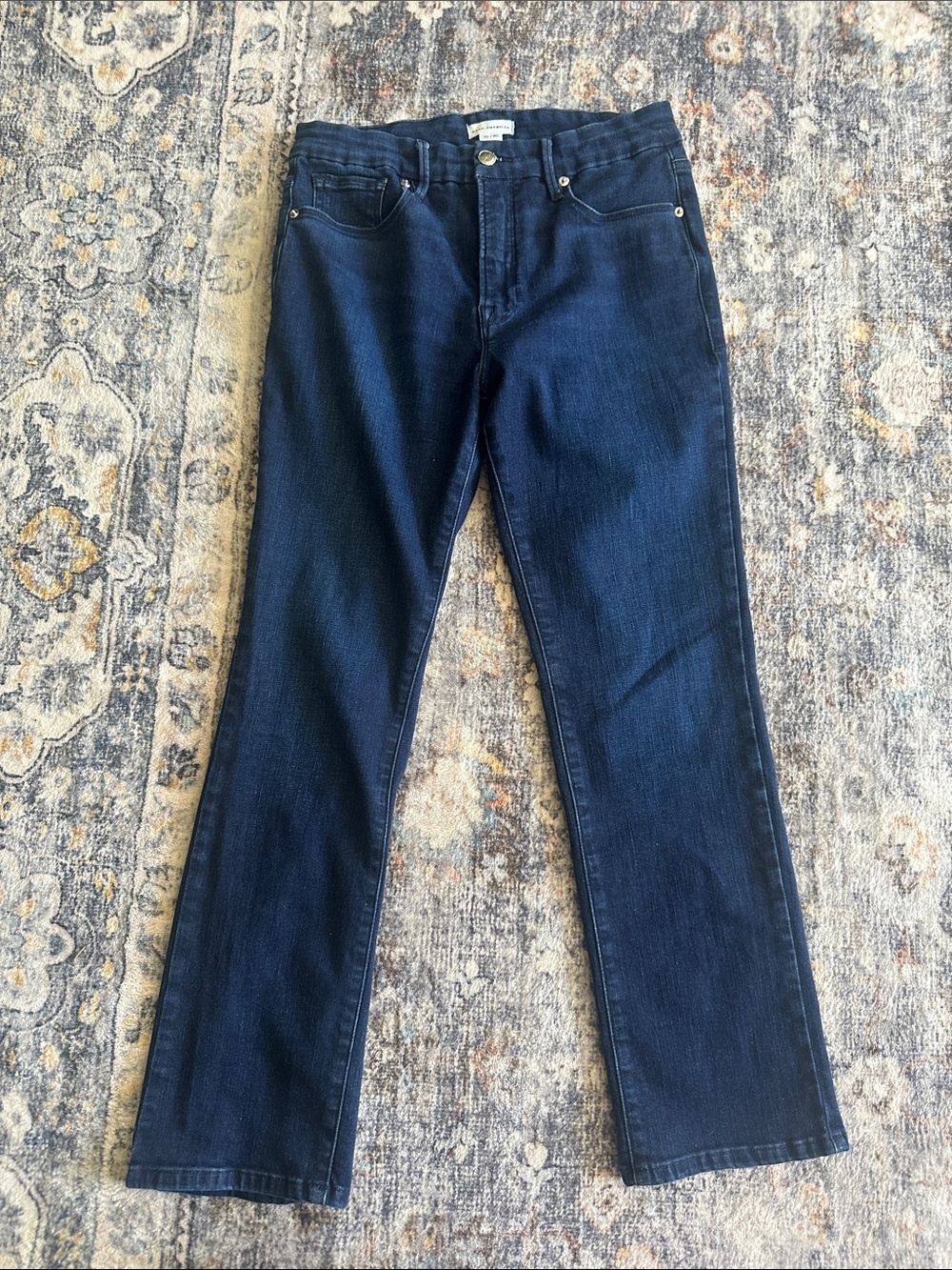 Good American Good Legs Straight Crop Jeans in Blue224 - Size 10/30